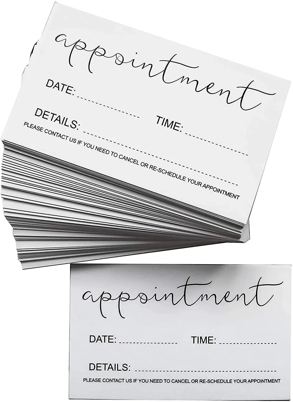 100) for of (Pack Barber Hair Restaurants 100 Beauty Pack Makeup Nail Therapist Appointment Reminder Shop Salon of RXBC2011 Cards