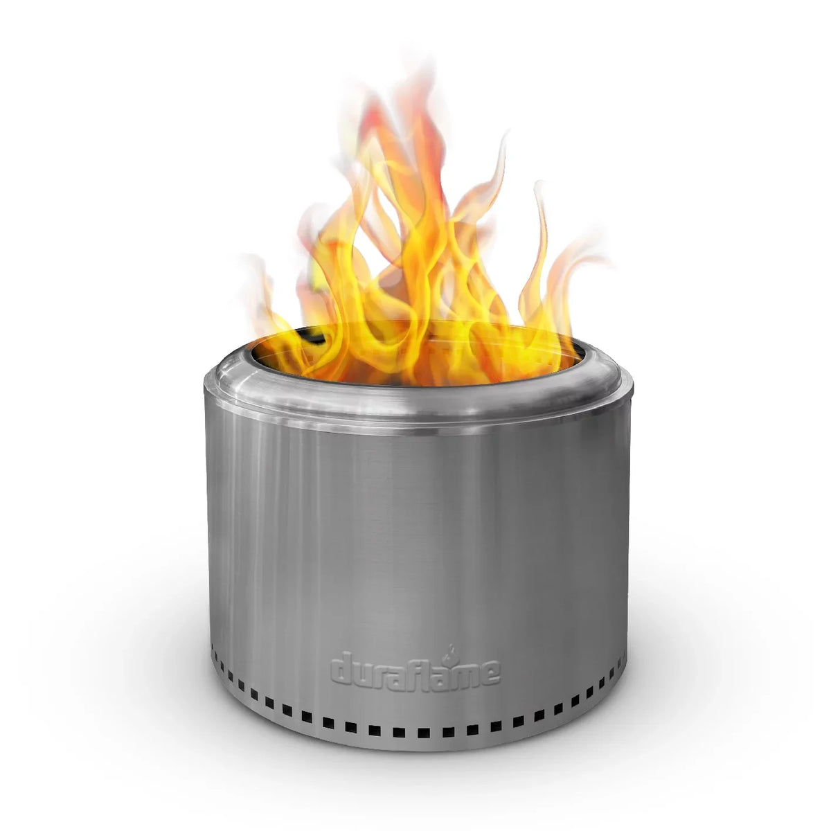 Low Stainless Duraflame™ Pit, Smoke 19" Steel Fire