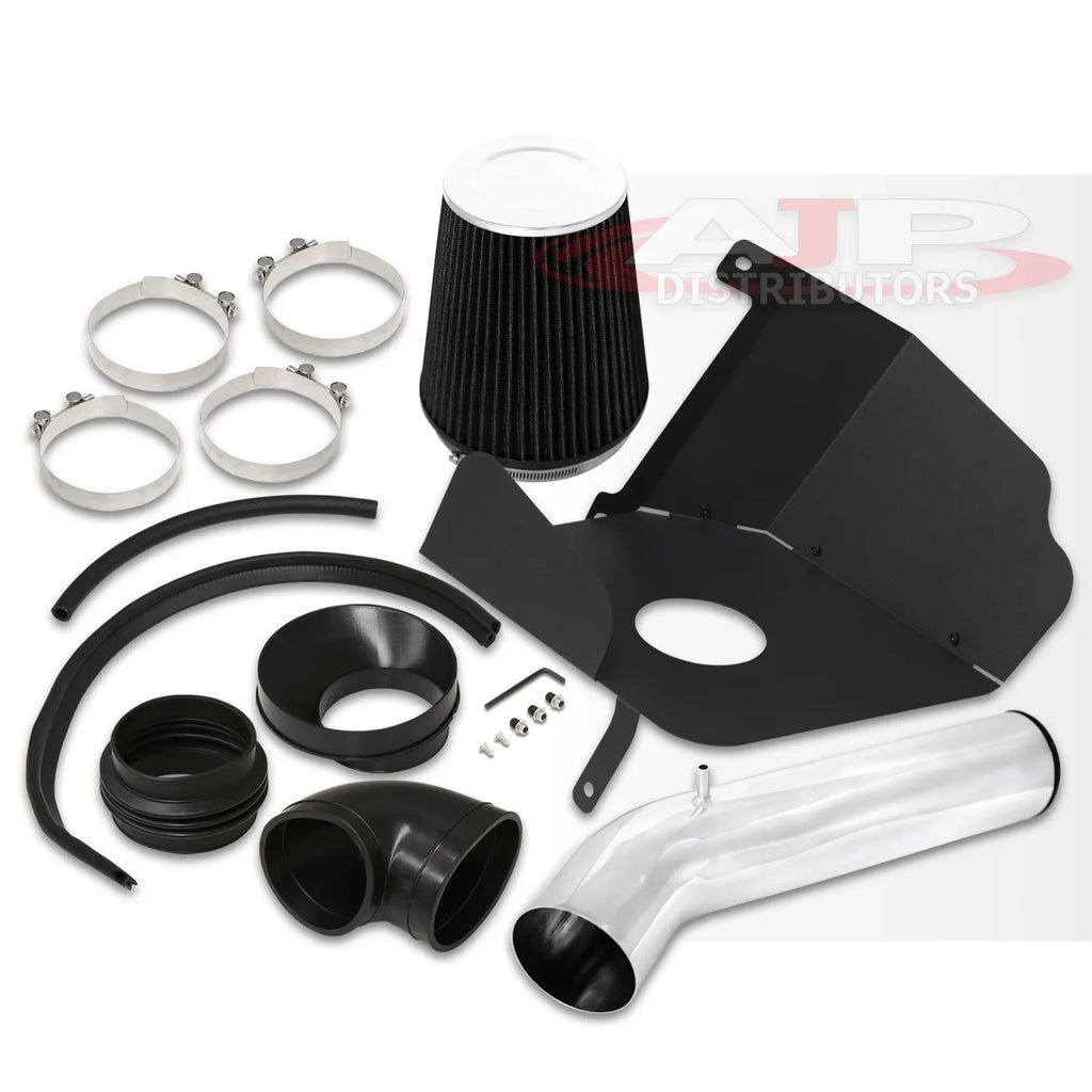 GMC Induction Filter Air Cold XL Cadillac System Distributors Silverado Escalade  Chevy + AJP Suburban Sierra Yukon Heat Compatible/Replacement Avalanche V8 Shield Intake For Tahoe Polish Aluminum