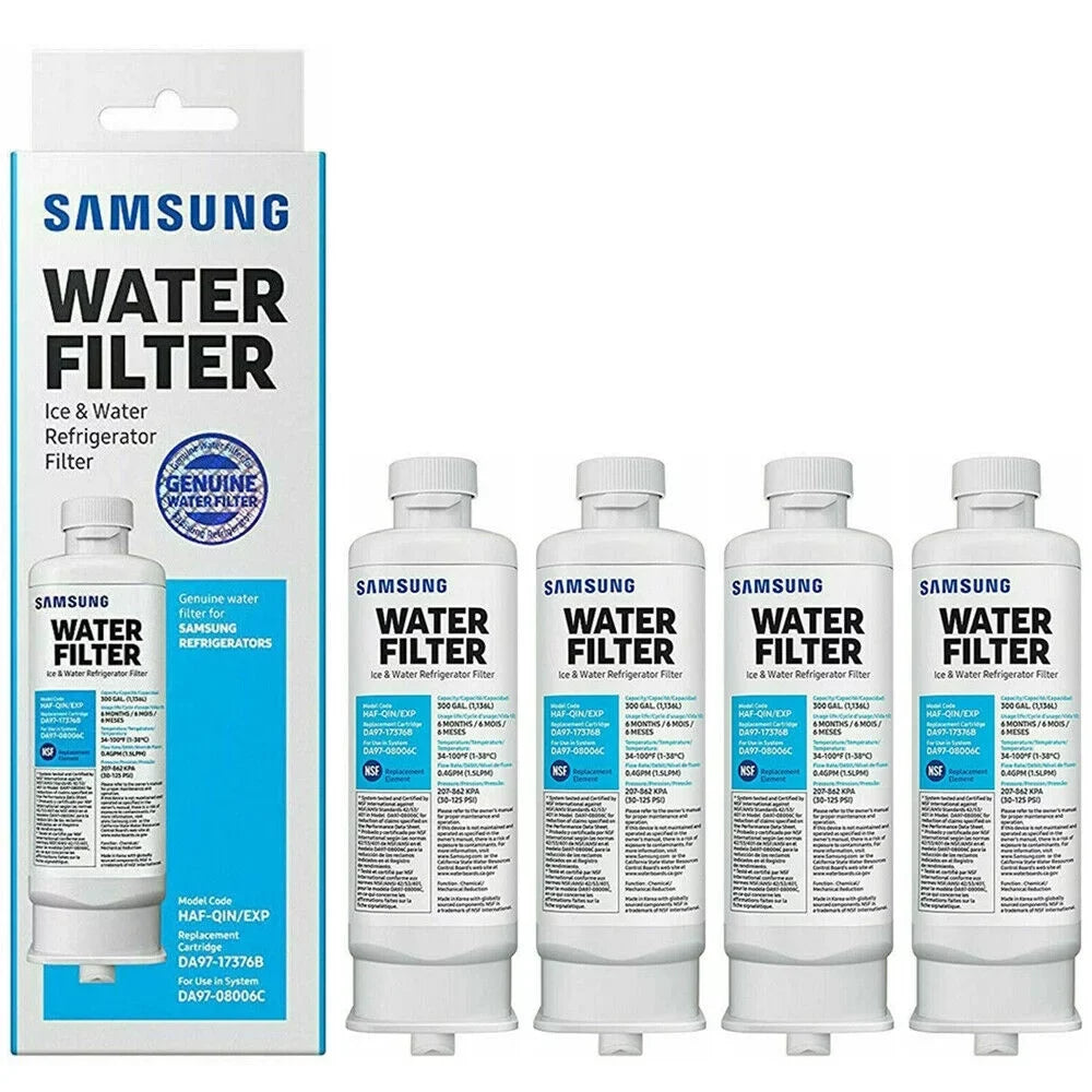 4Pack replacement Filter HAF-QIN DA97-17376B DA97-08006C filter Refrigerator refrigerator Liquid
