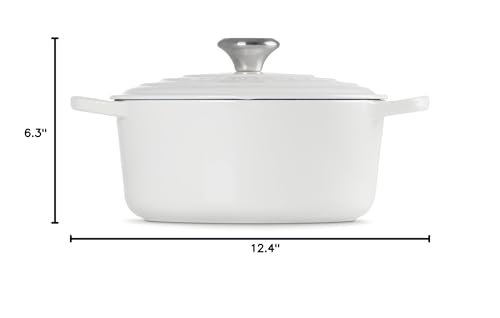 Le Creuset Enameled Cast Iron Signature Round Dutch Oven, 7.25 qt., Caribbean