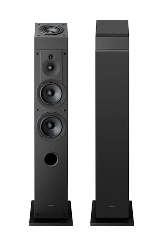 Sony CS Speakers, SS-CS5M2 3-Way 3-Driver Hi-res Bookshelf Speakers (Pair), 2025 Model