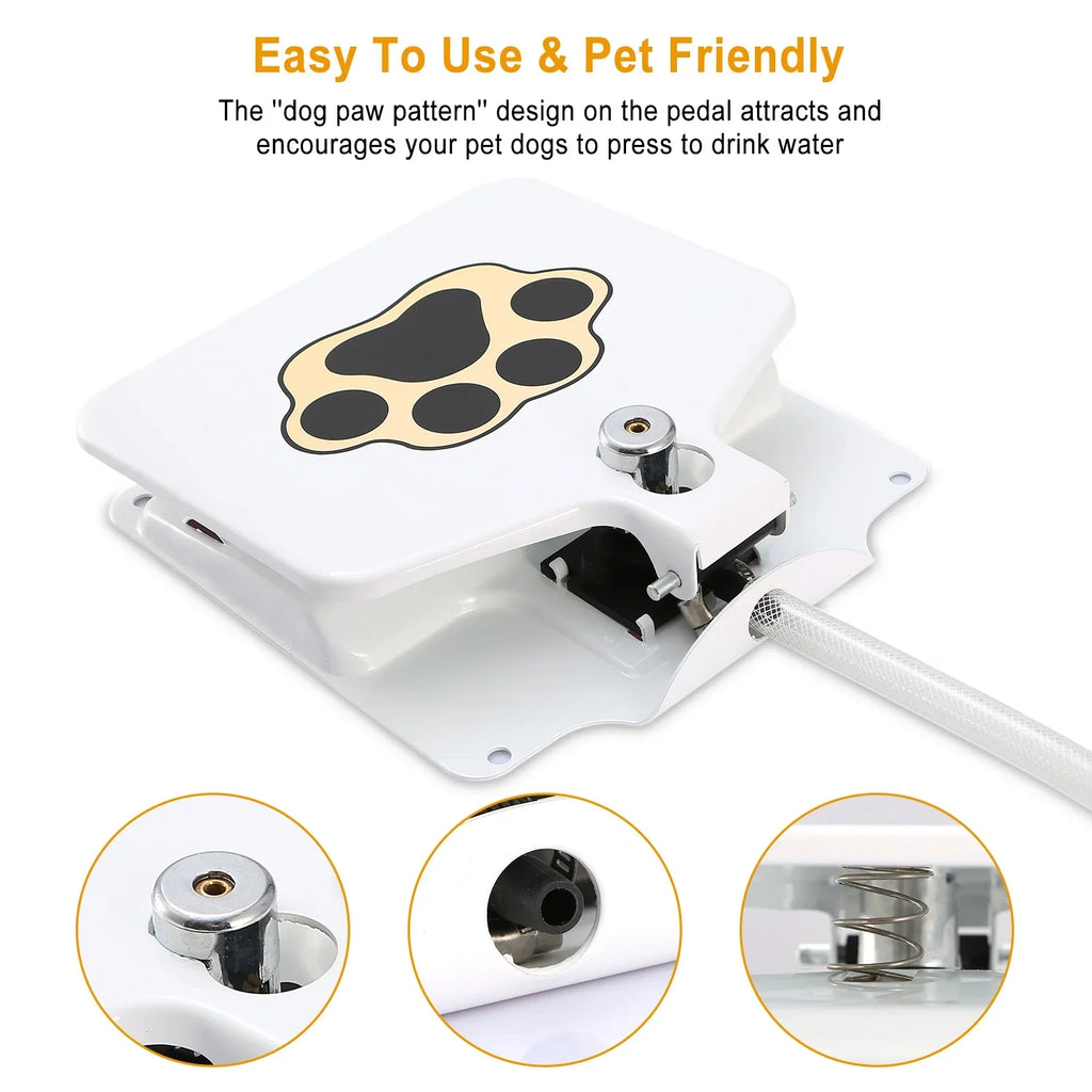 Garden Hygienic, iMounTEK Paw Activated Outdoor on Sprinkler Liquid Dog Ultra Fountain, Toy Step Dog