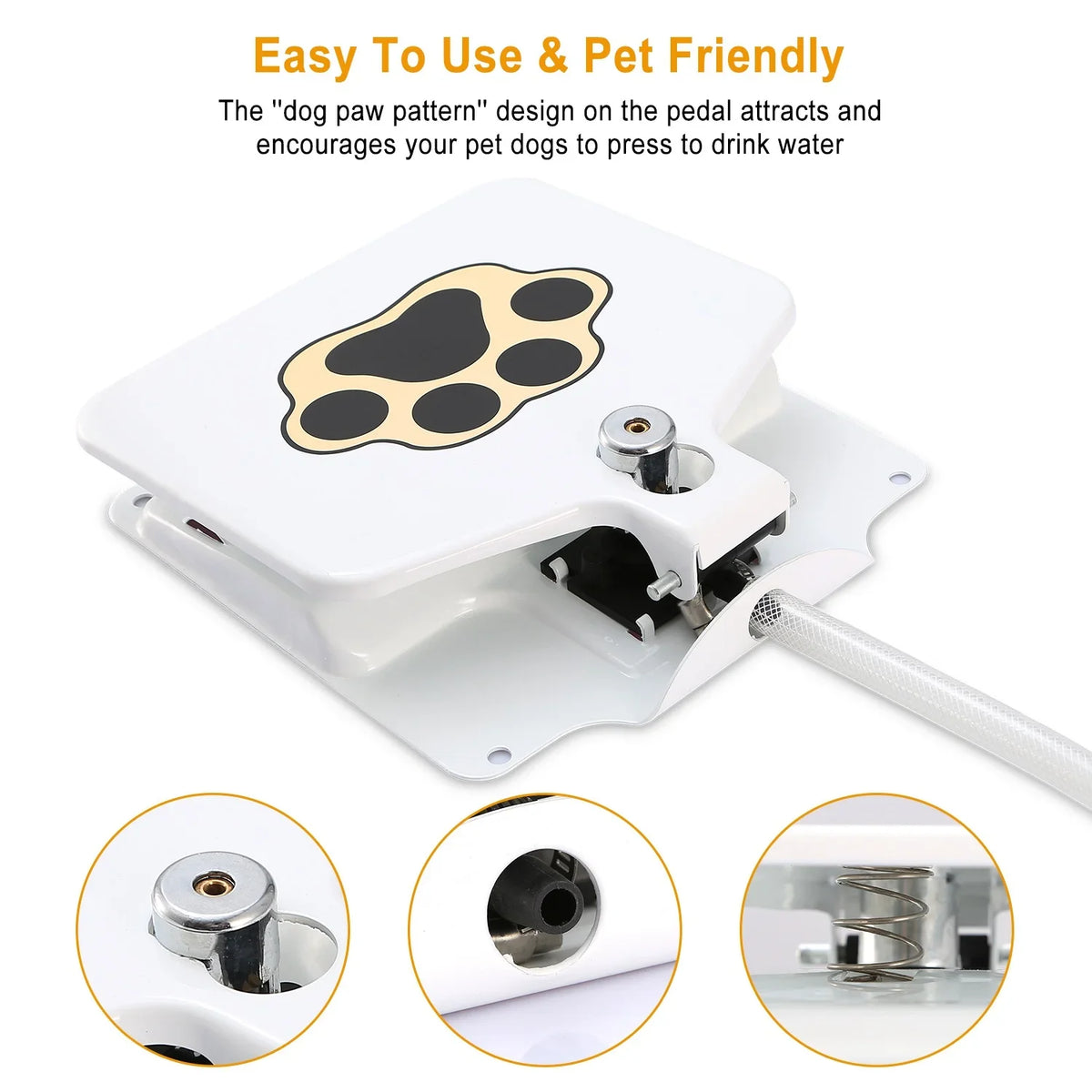 Garden Hygienic, iMounTEK Paw Activated Outdoor on Sprinkler Liquid Dog Ultra Fountain, Toy Step Dog
