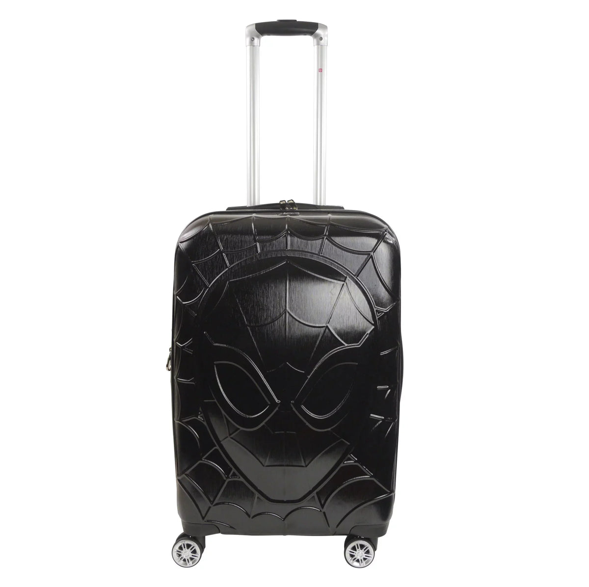 Wheels, Hardshell Black Rolling Luggage, Suitcase Marvel Inch with 25 Spider-Man Molded