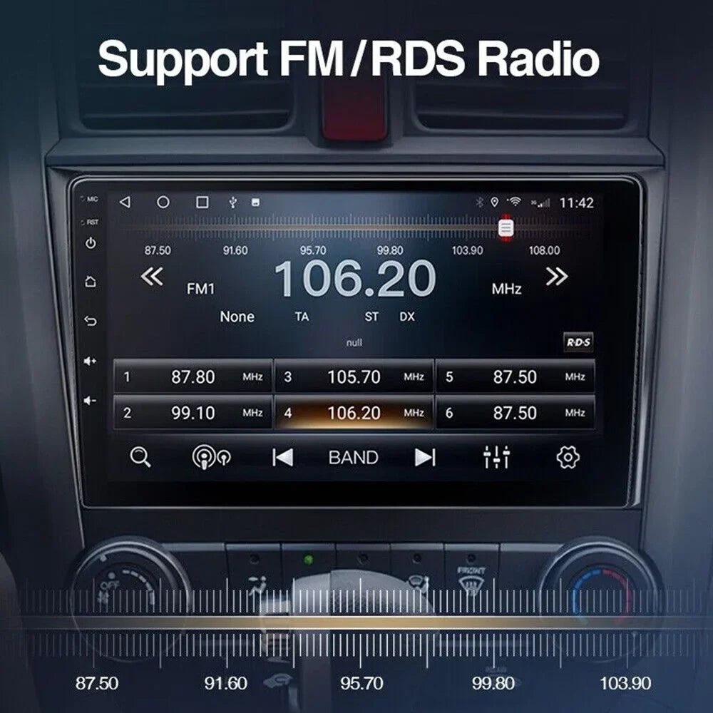 Your 9IN Commutes with Audio Carplay High-Quality Streaming Upgrade Subaru Outback GPS Touchscreen Optimize Daily Android Legacy