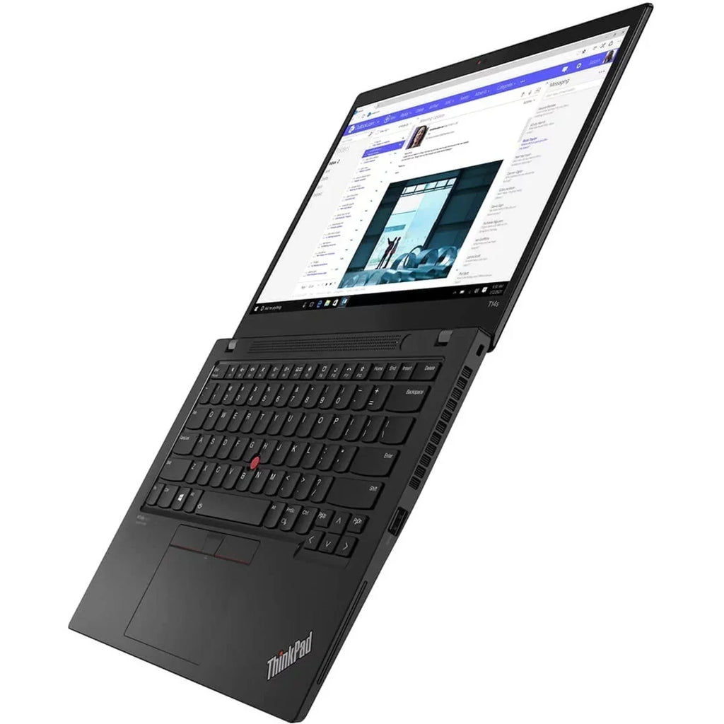 Windows 20WM00XUUS Core Storm 4K Windows, Gray, 512GB ThinkPad T14s Pro, SSD, 16GB Laptop, RAM, 14" Lenovo UHD Intel i7-1165G7, 10