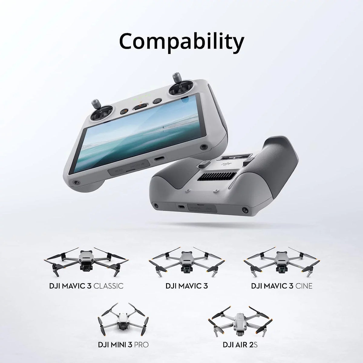 '- 3 RC Classic Mini 3 Controller Air 2S 3 () (Refurbished) Pro DJI for Mavic Restored DJI Mavic & Cine Remote