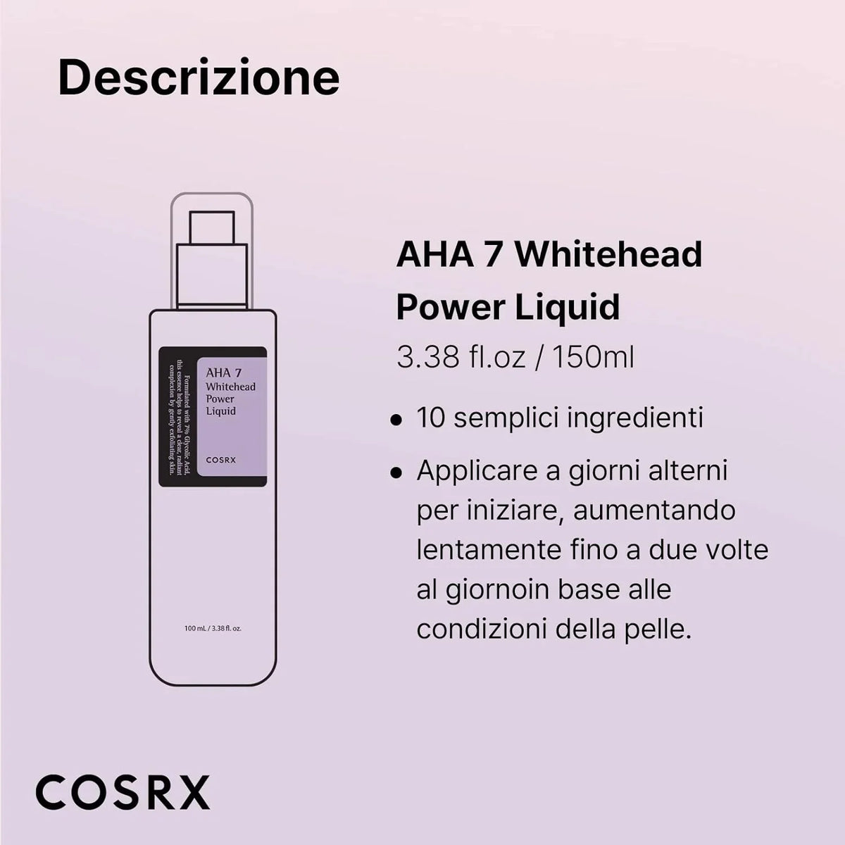 Liquid, AHA 100ml 7 Whitehead Power COSRX