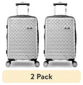 Lugagge, Versus Carry-On 20", pack) (2 Clear Hardside Spectre iFLY Silver