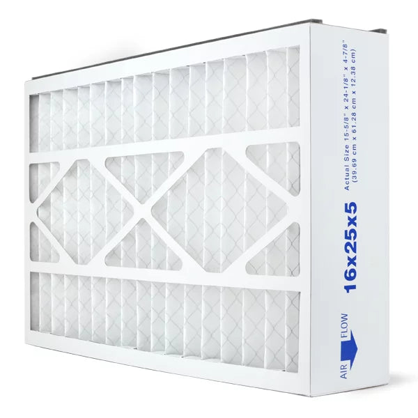 Filter Air MERV-8 16"X25"X5" Bear Replacement, 4-Pk