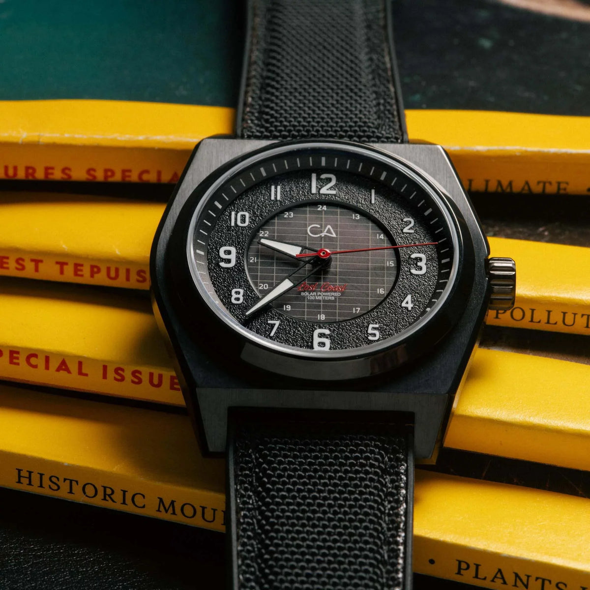 Lost California Solar Watch Co. Coast Field Midnight
