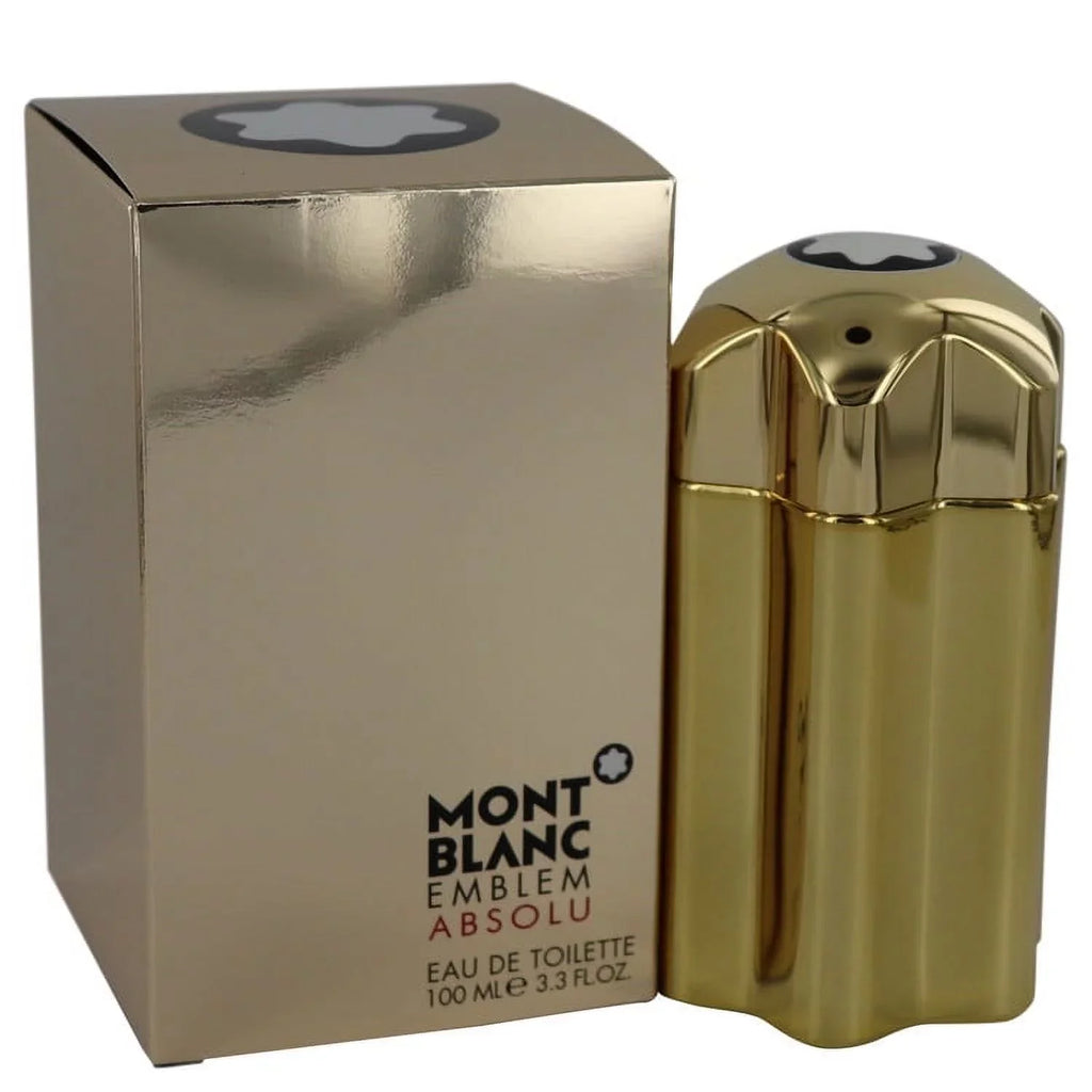 2) Toilette Eau Emblem Mont Absolu (Pack Oz Montblanc Spray By Blanc3.4 De