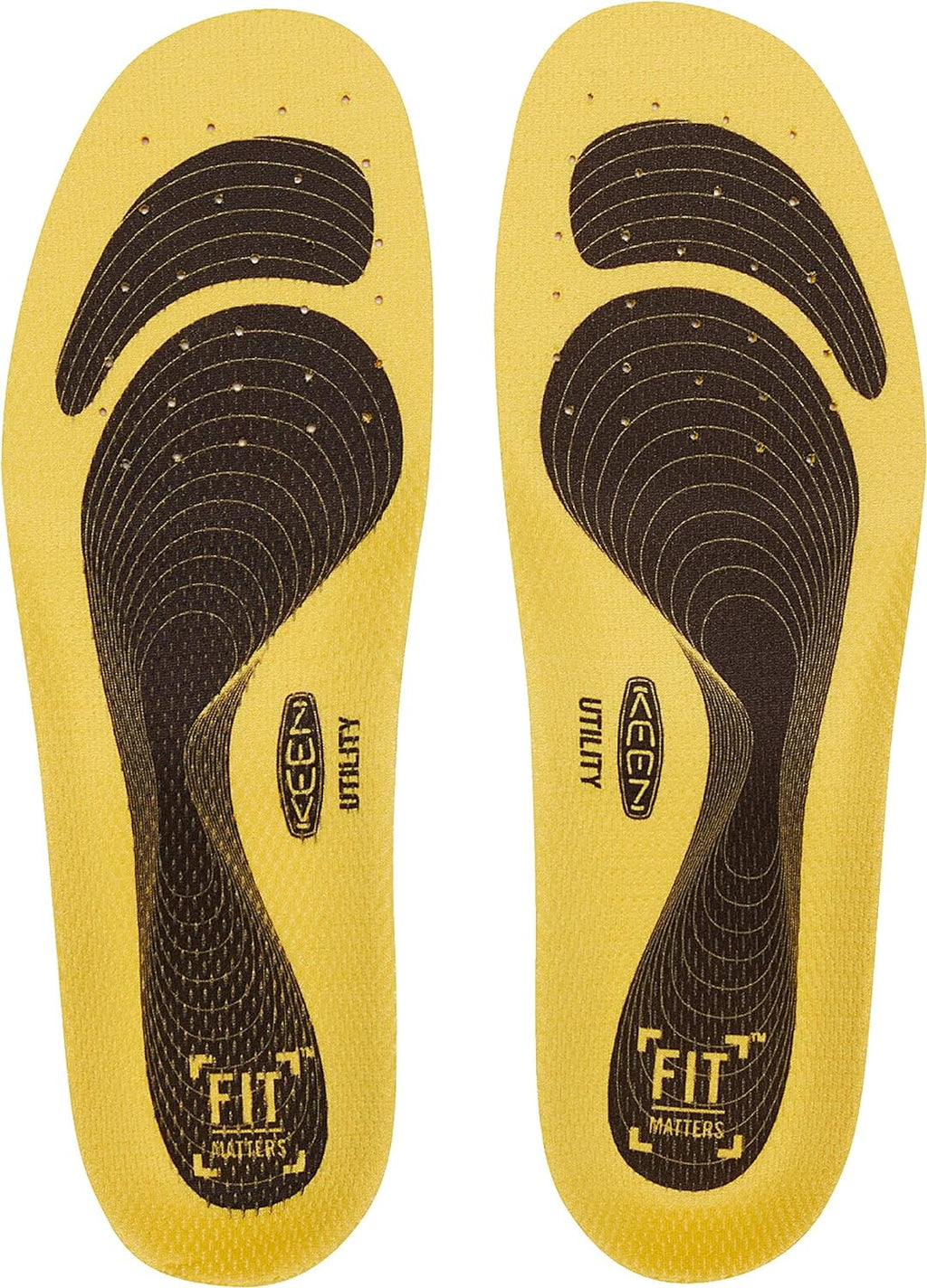 L Work for Neutral KEEN Insole Arch Utility with Yellow K-10 Replacement Boots Pad Heel in Support Mens