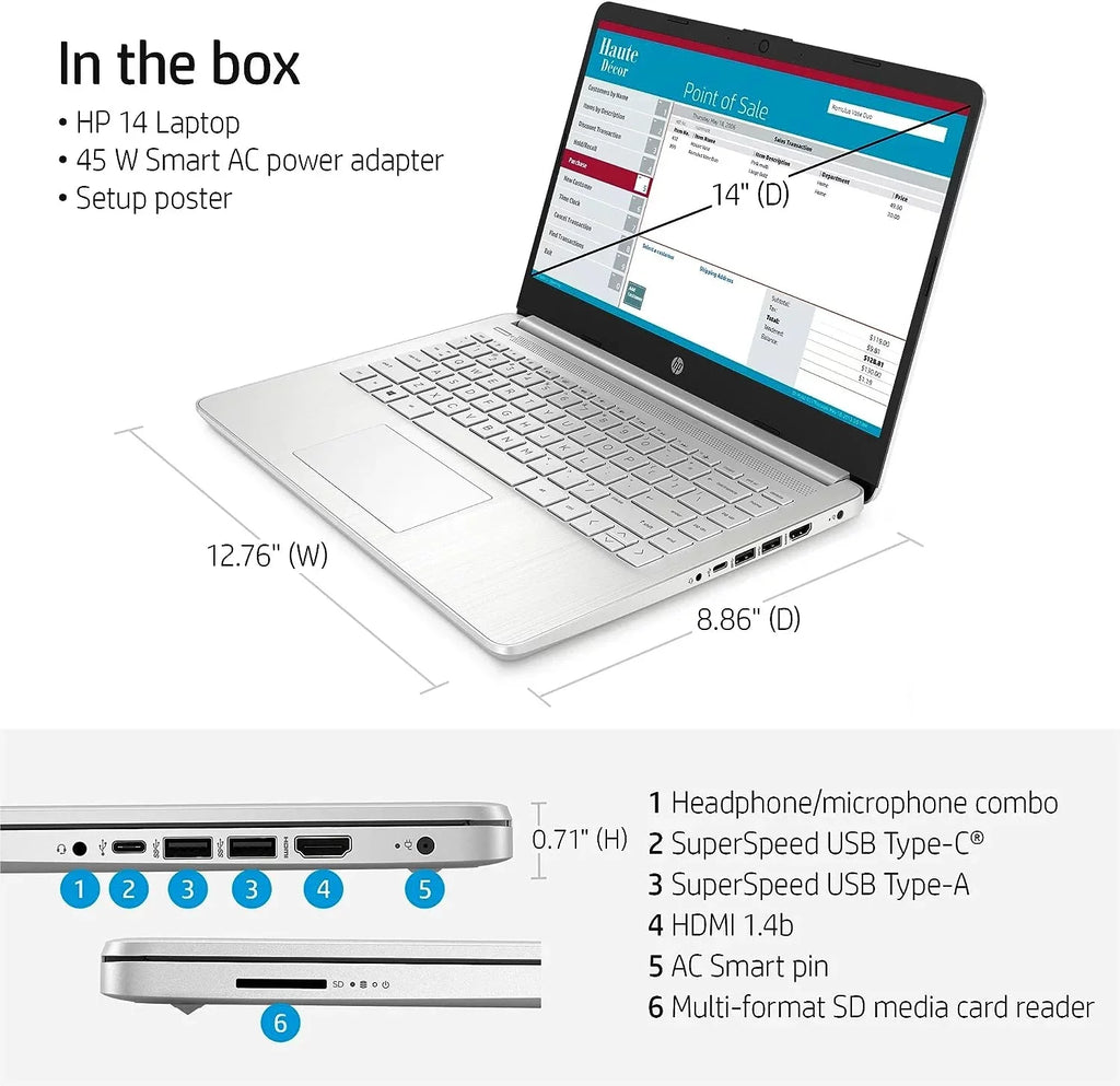 16GB Silver, Computer, to 11 Xe HDMI, Iris Quad-Core Laptop HP Wi-Fi, i5-1135G7 Windows HD PCIe SSD, 512GB i7-1065G7), USB, (Beat RAM, 14" 4.2GHz Graphic, Intel Webcam, Intel Home up