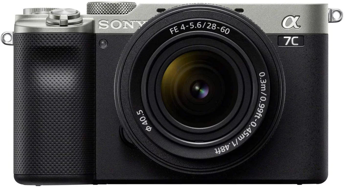 Alpha 28-60mm Mirrorless with Lens Camera Sony Digital Silver a7C