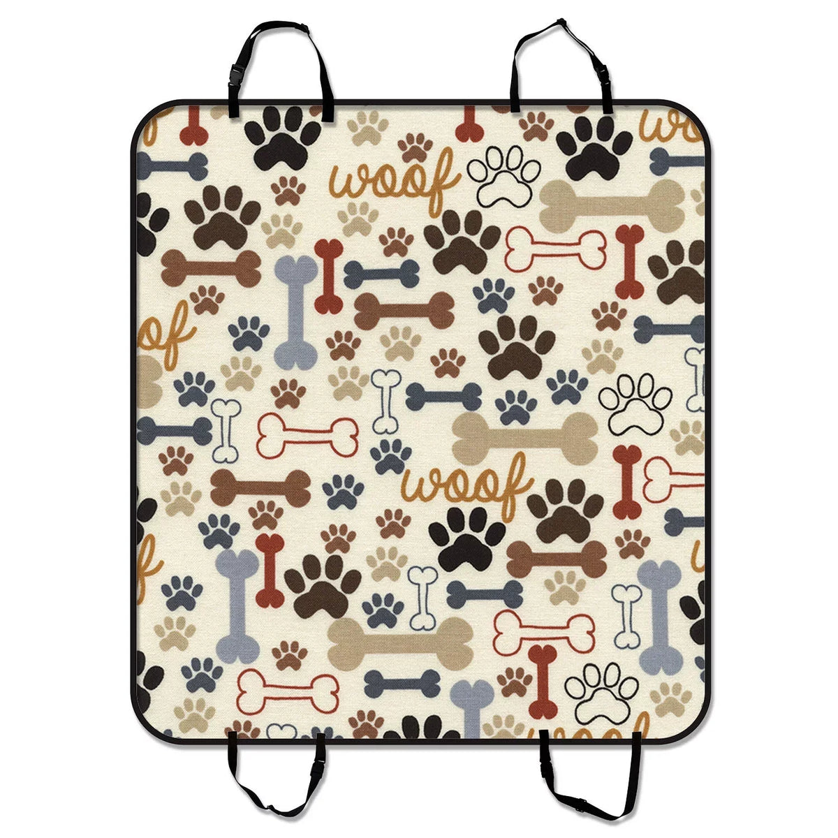 Paws Mat and Bones Cargo GCKG and Dog Dog inches Car Mat Seat 54x60 Seat Trunk Pet Hammock Cover Cars SUV Trucks Car Mat For