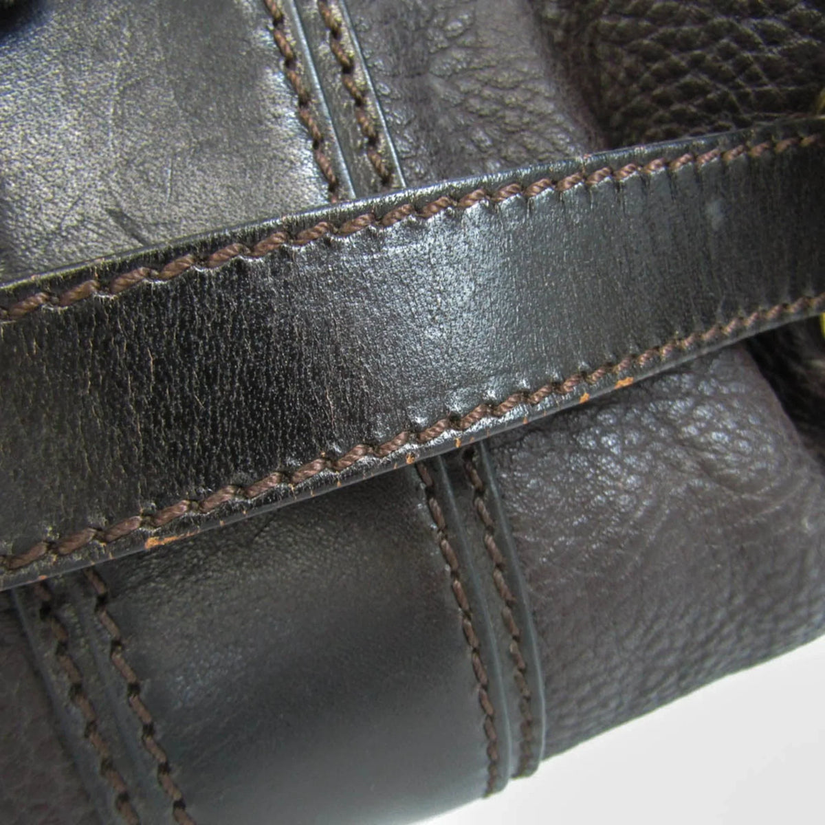 Burberry Bag Pre-Owned 3801199 Brown Women's Handbag,Shoulder Leather (Good) Dark