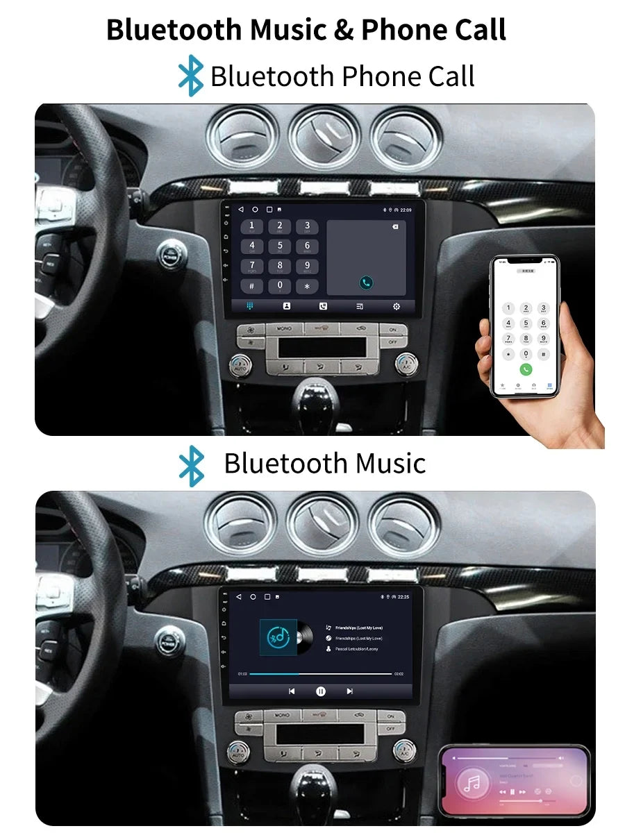 2015 Auto Android With Bluetootn Car Max Carplay Car Screen S GPS Ford Android Stereo 32GB 2007 - Radio Navi For S-MAX