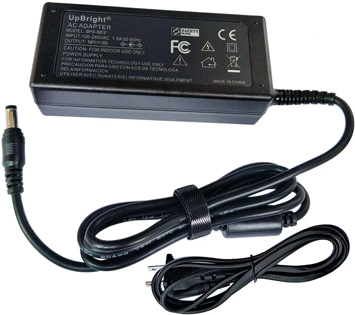 DC LM1711 NEW Mains Cord UPBRIGHT Global Charger PSU Adapter Battery Power AC TV PS LCD / Solarism Supply Cable For