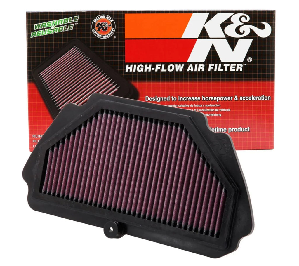 30th ZX-6R, Filter: KRT Filter: K&N Air ZX600) ABS, Premium, KAWASAKI (Ninja ZX-6R High Anniversary, KA-6009 Performance, Powersport Engine Edition, Air 2009-2019