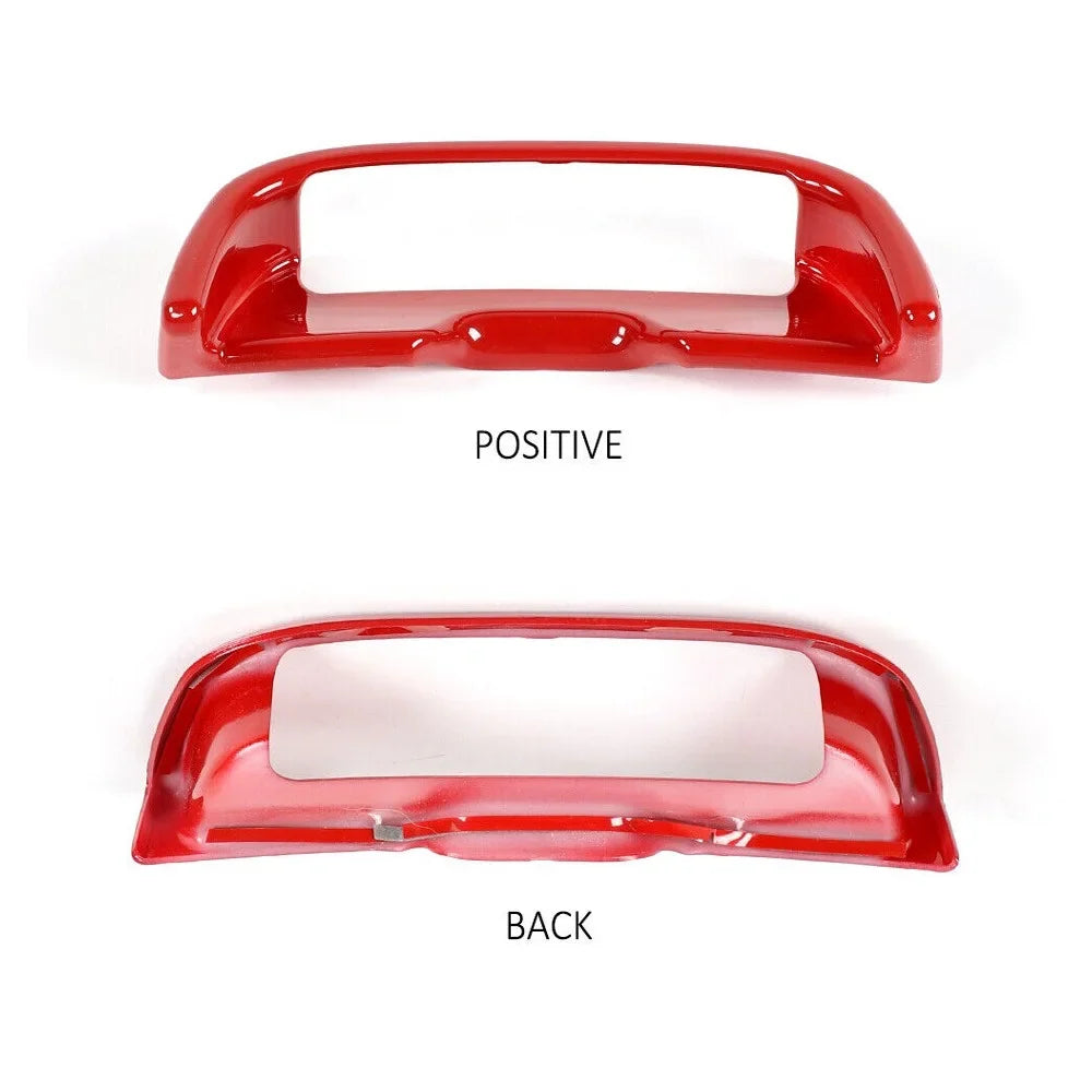Button m Teledu , 2pcs Center Trim Console ABS Armrest Red