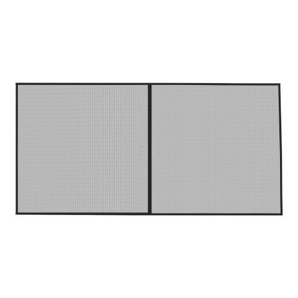 Pure Cover 2-Car Lbs Door Pack) Mesh Mosquito Net Garden - Garage (1 Screen Garages, 7.45 to Black