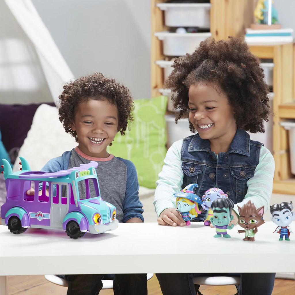 Toy and Netflix Up Monsters Lights, Sounds, Bus Super with Ages Monster and 3 GrrBus Music
