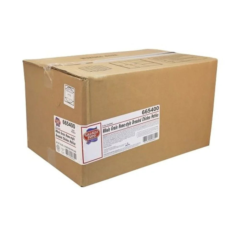 Grain Chicken Breaded Whole Cooked 6 5 case Pound Patty, per Fully -- Gold Homestyle Kist