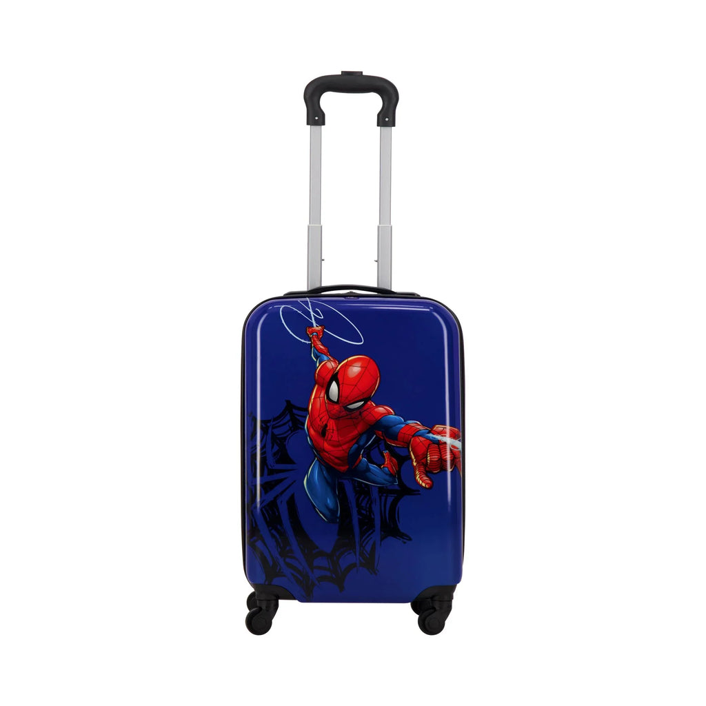 Hardshell Wheels, Kids Spinner Rolling 21 Blue Carry with Marvel On Inch Suitcase Luggage, Spider-Man