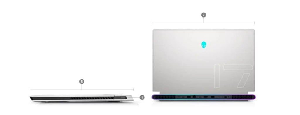 Laptop - Restored 1TB SSD 16GB Core - Cores (2021) - 4.6 FHD SSD + 11th 3060 1TB Dell i7 8 (Refurbished) CPU RAM Gen GHz - Gaming 17.3" 12GB GDDR6 @ Alienware X17 RTX - R1