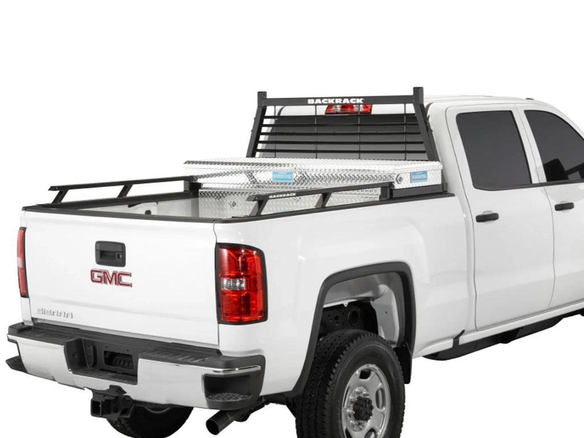 to w/ 6.5' 65509 | 2017-2020 | Compatible Ford F-250/F-350 Bed Black, Standard Drill Rails BACKRACK Side RealTruck by | Bed with use No
