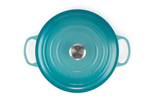 Le Creuset Enameled Cast Iron Signature Round Dutch Oven, 7.25 qt., Licorice
