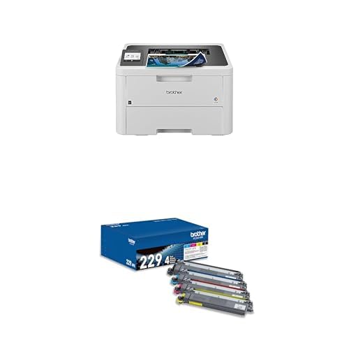 Brother HL-L3280CDW Wireless Compact Digital Color Printer with Laser Quality Output, Duplex, Mobile Printing & Ethernet | Includes 2 Month Refresh