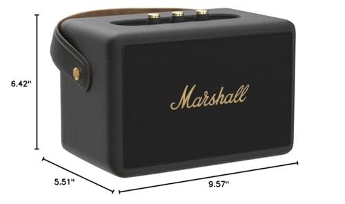 Marshall Kilburn II Bluetooth Portable Speaker - Black & Brass