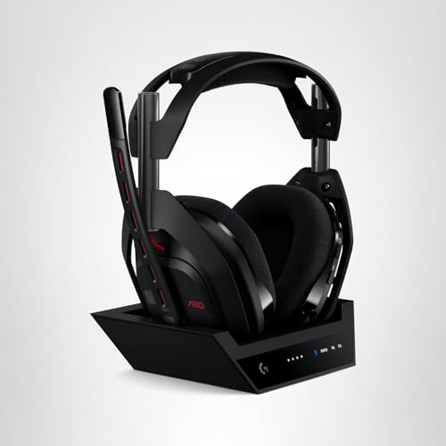 Logitech G Astro A50 X Multi-Platform Wireless Gaming Headset + Base Station for PS5/Xbox/PC: PLAYSYNC Video & Audio Switcher, HDMI 2.1 4K 120Hz VRR