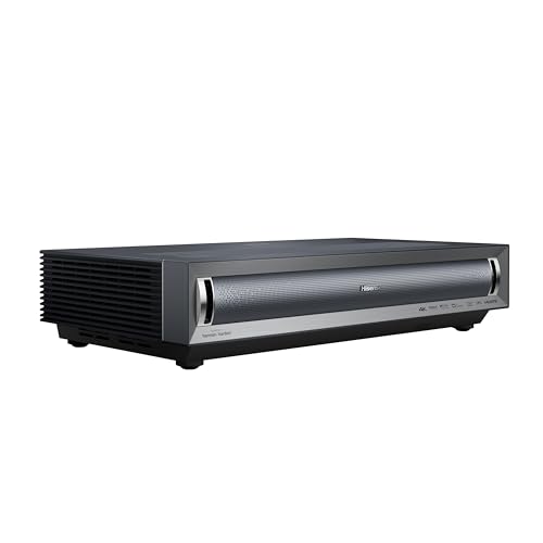 Hisense PX3-PRO Ultra Short Throw Triple Laser Projector, 4K UHD, 80 C 150, 3,000 Lumens, 3000:1 Contrast, Dolby Vision & Atmos, IMAX Enhanced, 240