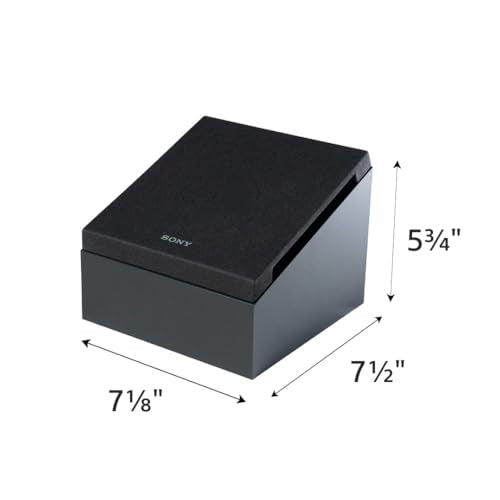 Sony CS Speakers, SS-CS5M2 3-Way 3-Driver Hi-res Bookshelf Speakers (Pair), 2025 Model