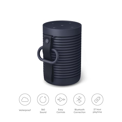 Bang & Olufsen Beosound Explore - Wireless Portable Outdoor Bluetooth Speaker, IP 67 Dustproof and Waterproof, Green
