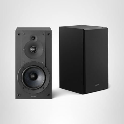 Sony CS Speakers, SS-CS5M2 3-Way 3-Driver Hi-res Bookshelf Speakers (Pair), 2025 Model