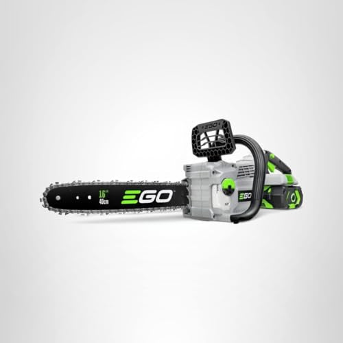 EGO POWER+ Chain Saw, 12" Battery Powered Chainsaw, Electric Cordless, Includes 56V 2.5Ah Battery and Charger - CS1201