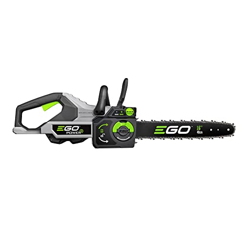 EGO POWER+ Chain Saw, 18 Battery Powered Chainsaw, Electric Cordless, Includes 56V 4.0Ah Battery and Charger C CS1803