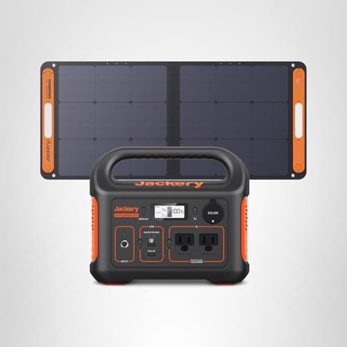 Jackery Portable Power Station Explorer 300, 293Wh Backup Lithium Battery, Solar Generator for Outdoors Camping Travel Hunting Blackout (Solar Panel