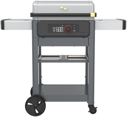 Current Model G Griddle, Smart Electric Outdoor Flat Top BBQ Grill with 200F to 600F Range for Searing & Roasting, Digital Precision, Apartment