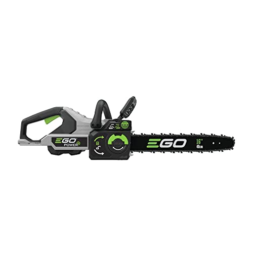 EGO POWER+ Chain Saw, 12" Battery Powered Chainsaw, Electric Cordless, Includes 56V 2.5Ah Battery and Charger - CS1201