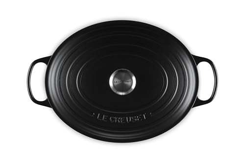 Le Creuset Enameled Cast Iron Signature Oval Dutch Oven, 8 qt., Cerise