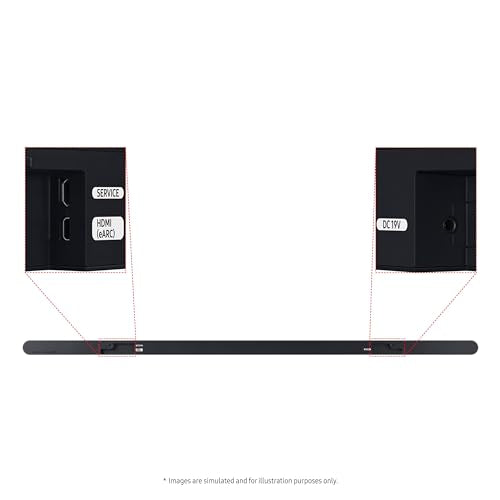 SAMSUNG S60D 5.0ch Soundbar w/Wireless Dolby Atmos Audio, All-in-One Design, Q-Symphony, SpaceFit Sound Pro, Adaptive Sound, Game Mode Pro with Alexa