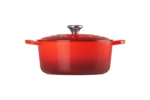Le Creuset Enameled Cast Iron Signature Round Dutch Oven, 7.25 qt., Licorice