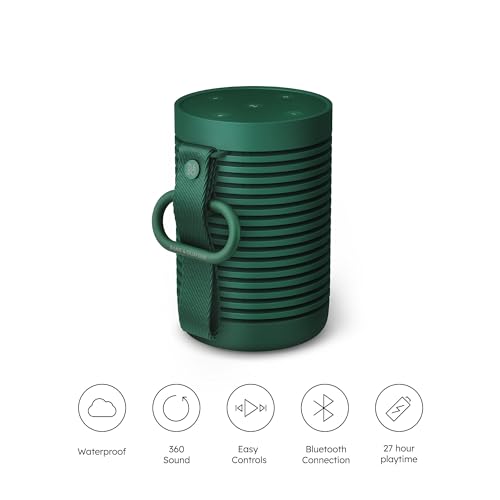 Bang & Olufsen Beosound Explore - Wireless Portable Outdoor Bluetooth Speaker, IP 67 Dustproof and Waterproof, Green