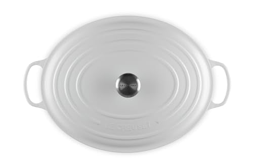 Le Creuset Enameled Cast Iron Signature Oval Dutch Oven, 8 qt., Cerise